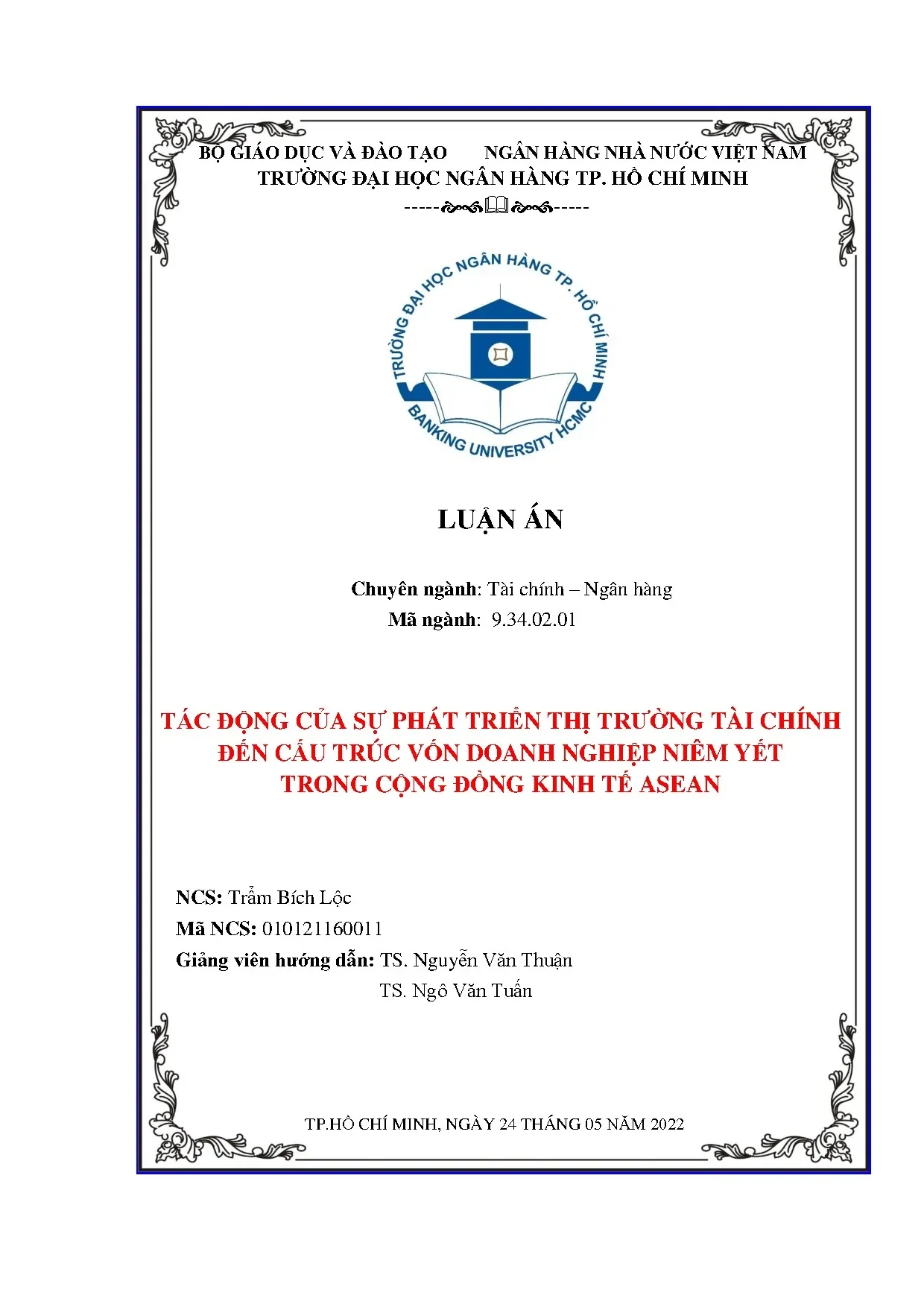 TTTC ảnh hưởng cấu trúc vốn DN ASEAN: Nghiên cứu định lượng