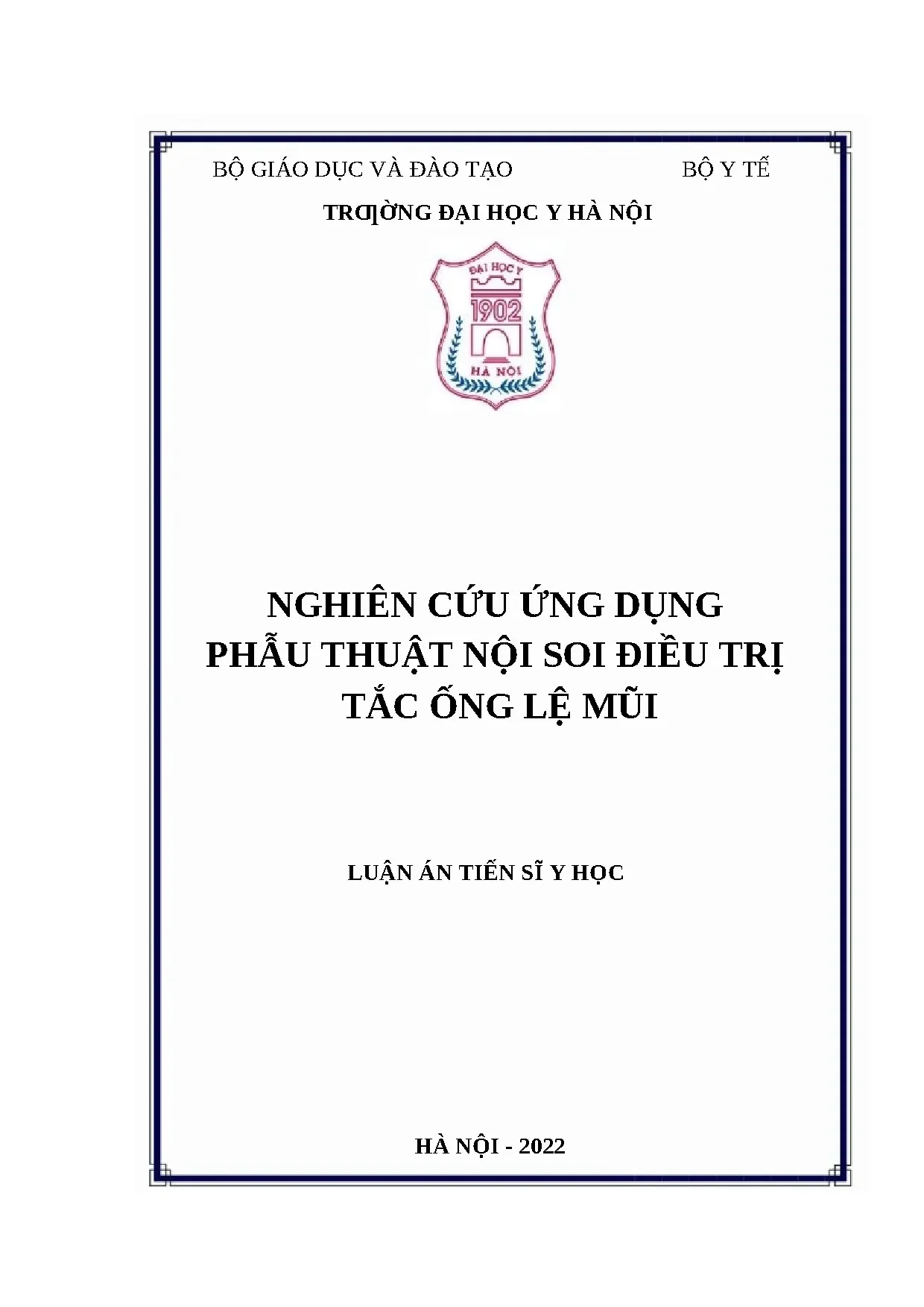 Ứng dụng phẫu thuật nội soi điều trị tắc ống lệ mũi