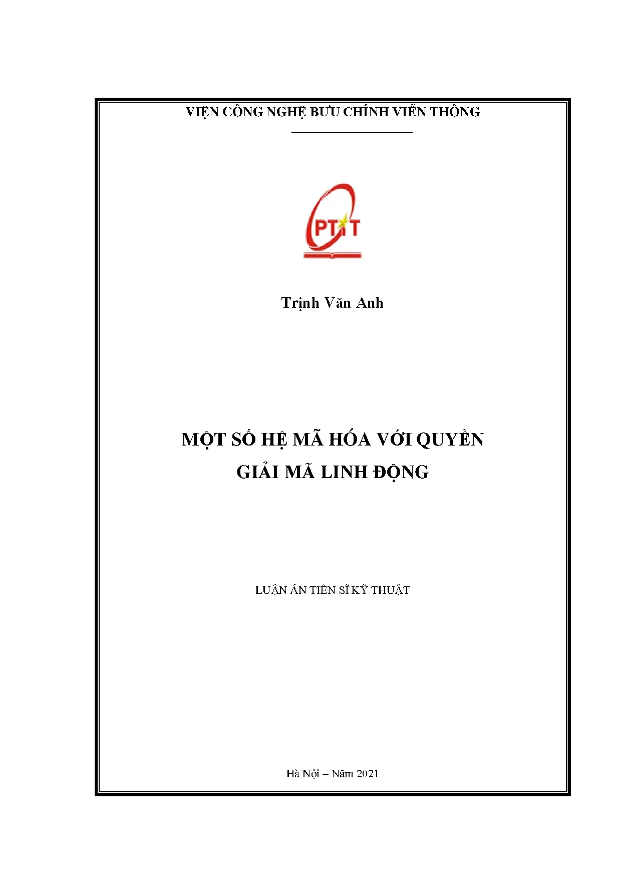 Luận án tiến sĩ hệ mã hóa quảng bá linh động và dựa trên thuộc tính