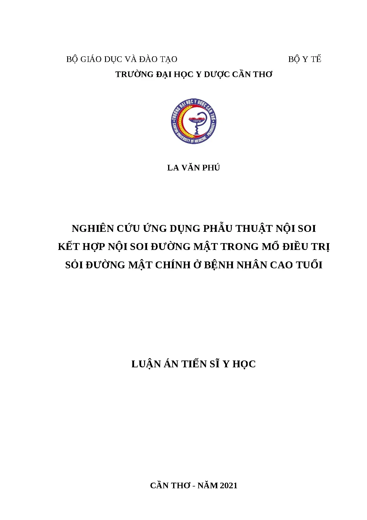 Phẫu thuật nội soi: Điều trị sỏi đường mật ở bệnh nhân cao tuổi