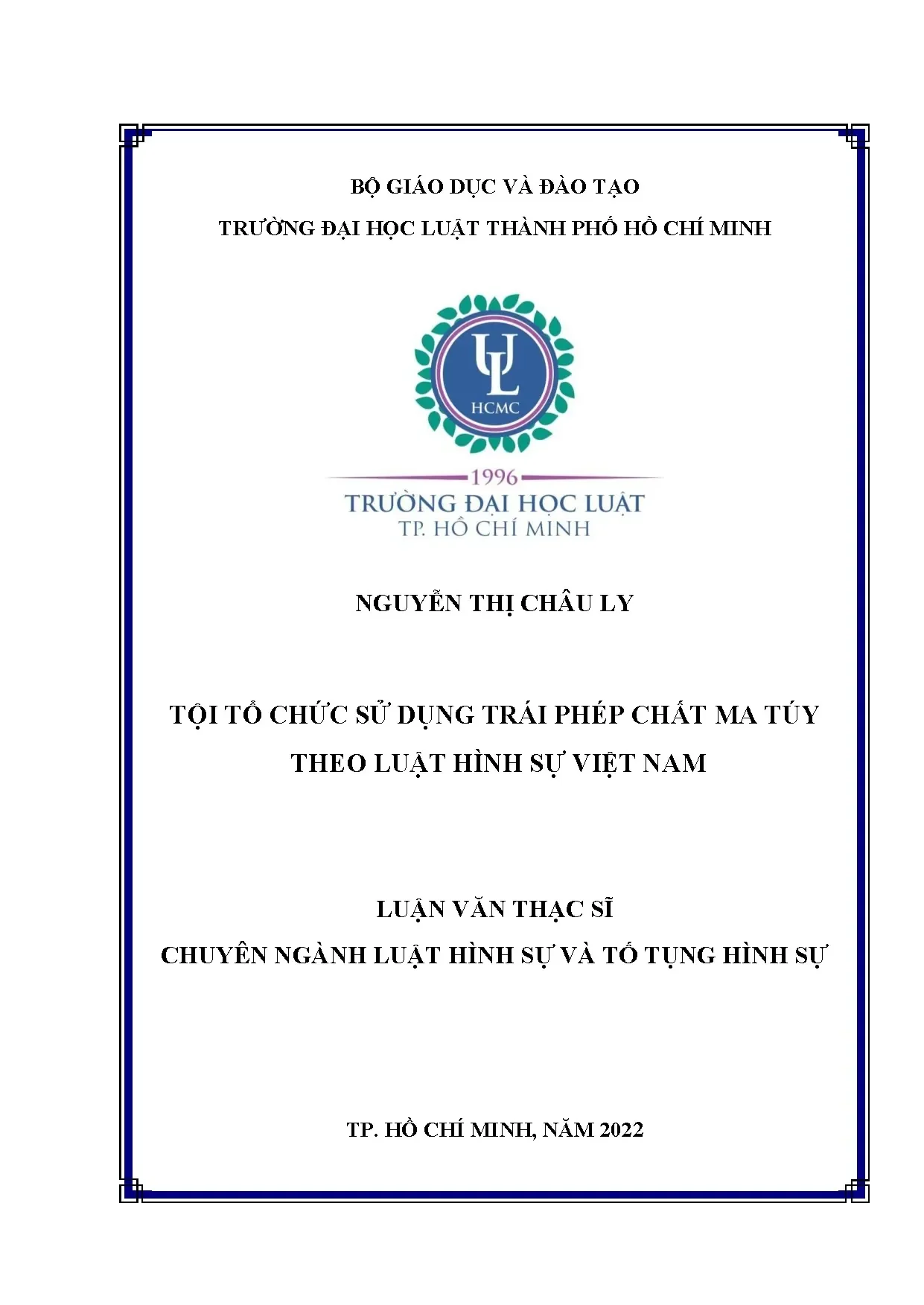 Tội tổ chức sử dụng ma túy trái phép theo luật hình sự Việt Nam 2022