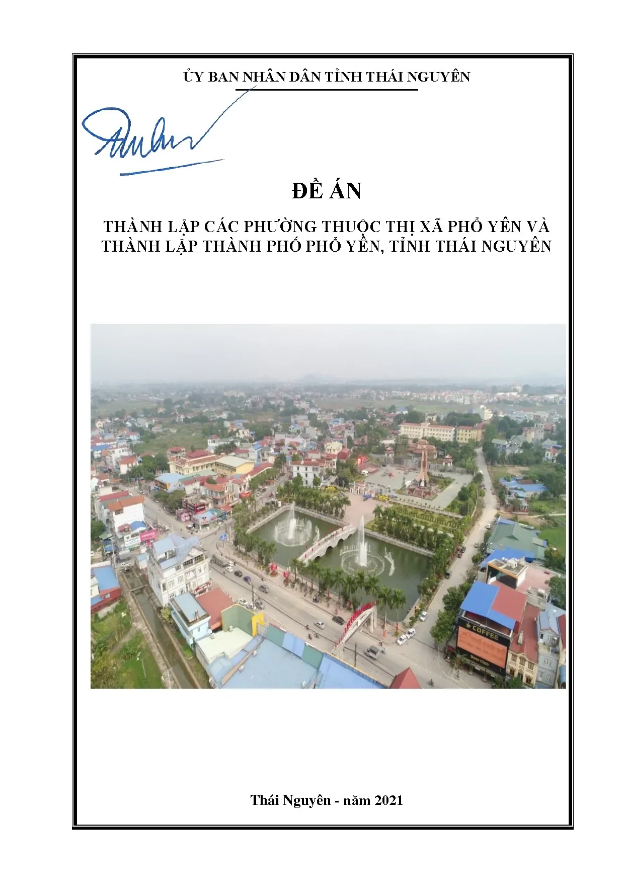 Thành lập Phường Phổ Yên và Thành phố Phổ Yên, Thái Nguyên