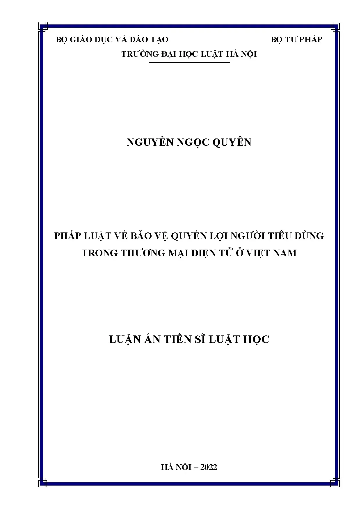 Bảo vệ quyền lợi người tiêu dùng trong thương mại điện tử ở Việt Nam