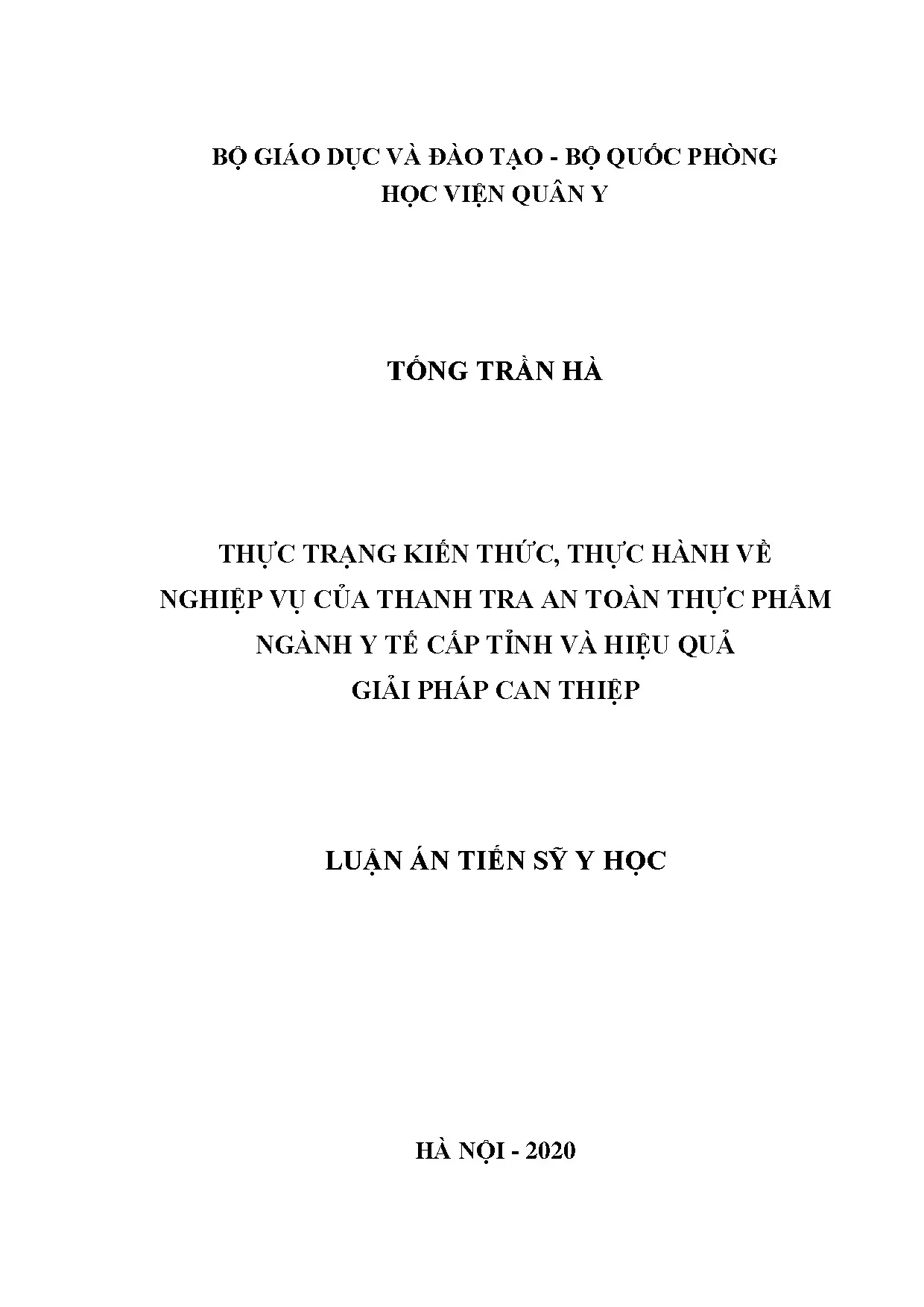Thanh tra An toàn Thực phẩm Y tế: Thực trạng & Giải pháp