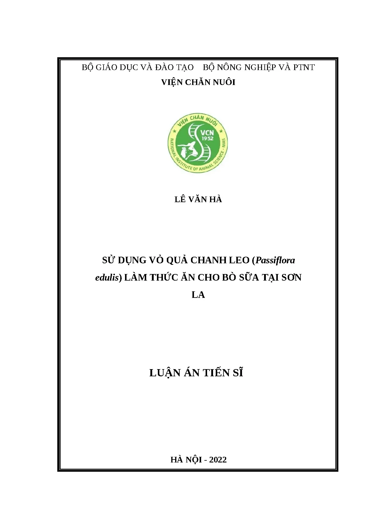 Sử dụng vỏ quả chanh leo làm thức ăn bò sữa tại Sơn La: Giải pháp bền vững