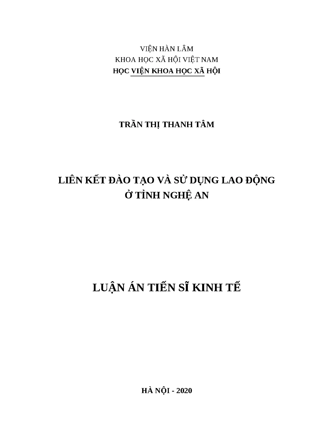 Liên kết đào tạo và sử dụng lao động tại Nghệ An: Thực trạng và giải pháp