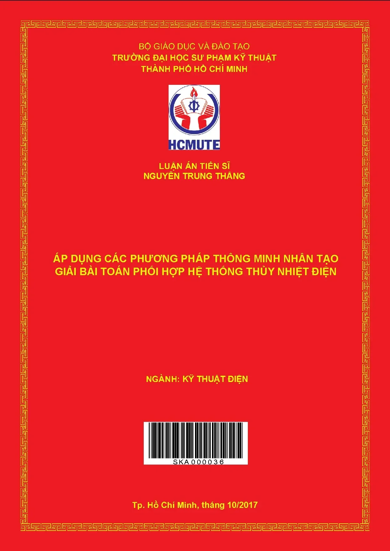 Luận án phối hợp hệ thống thủy nhiệt điện bằng trí tuệ nhân tạo
