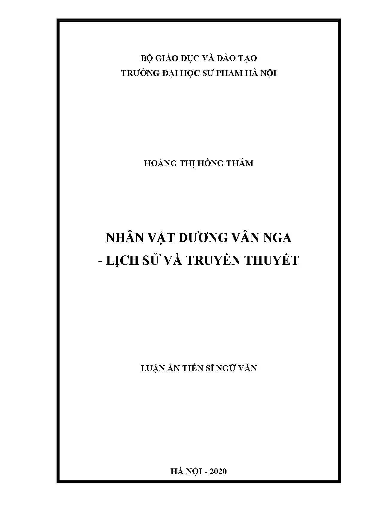 Nhân vật Dương Vân Nga: lịch sử và truyền thuyết dân gian