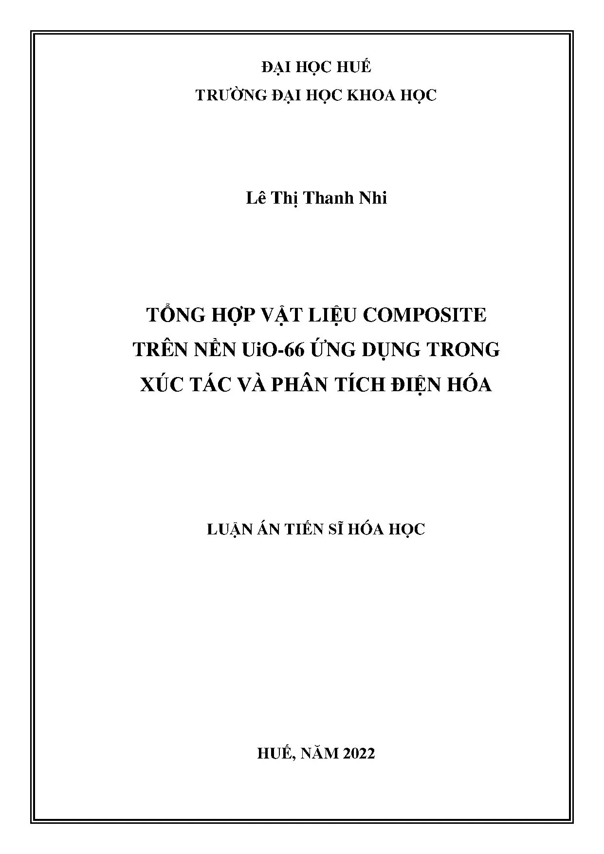 Vật liệu Composite UiO-66: Xúc tác & Phân tích Điện hóa