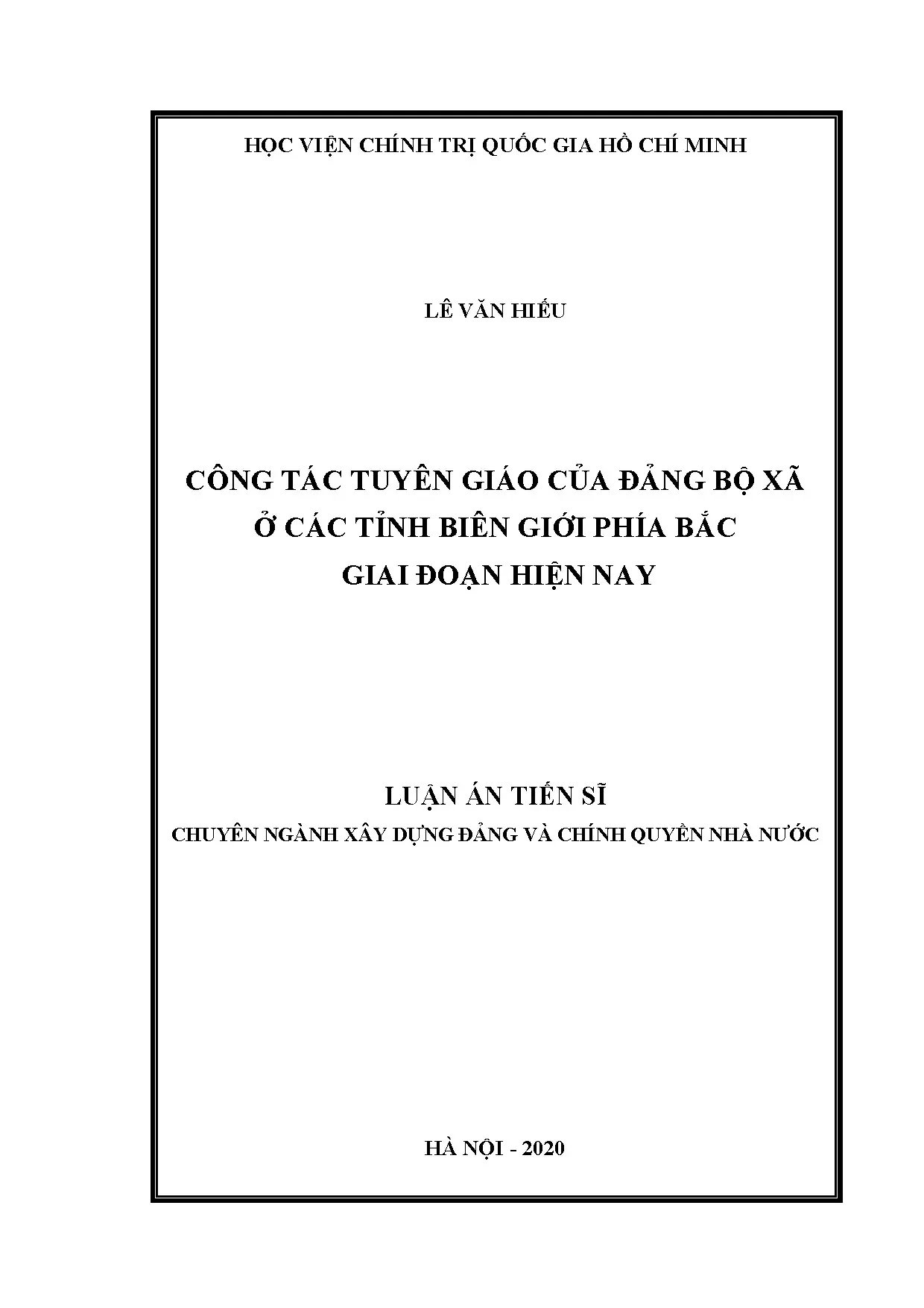 Công tác Tuyên giáo Đảng bộ xã biên giới phía Bắc hiện nay