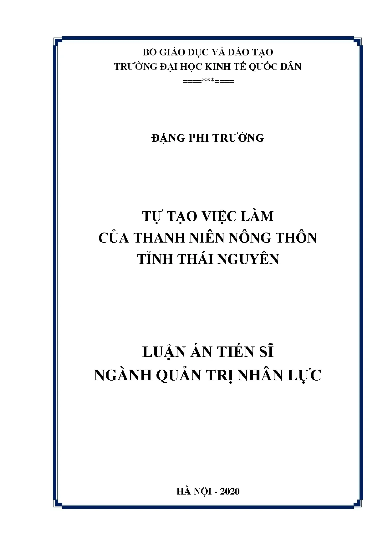 Tự tạo việc làm cho thanh niên nông thôn Thái Nguyên - Giải pháp đột phá