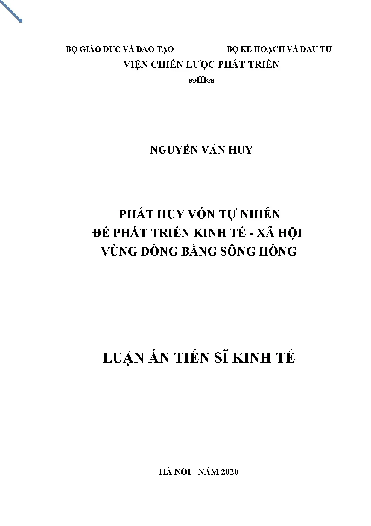 Phát huy vốn tự nhiên phát triển kinh tế xã hội vùng ĐBSH