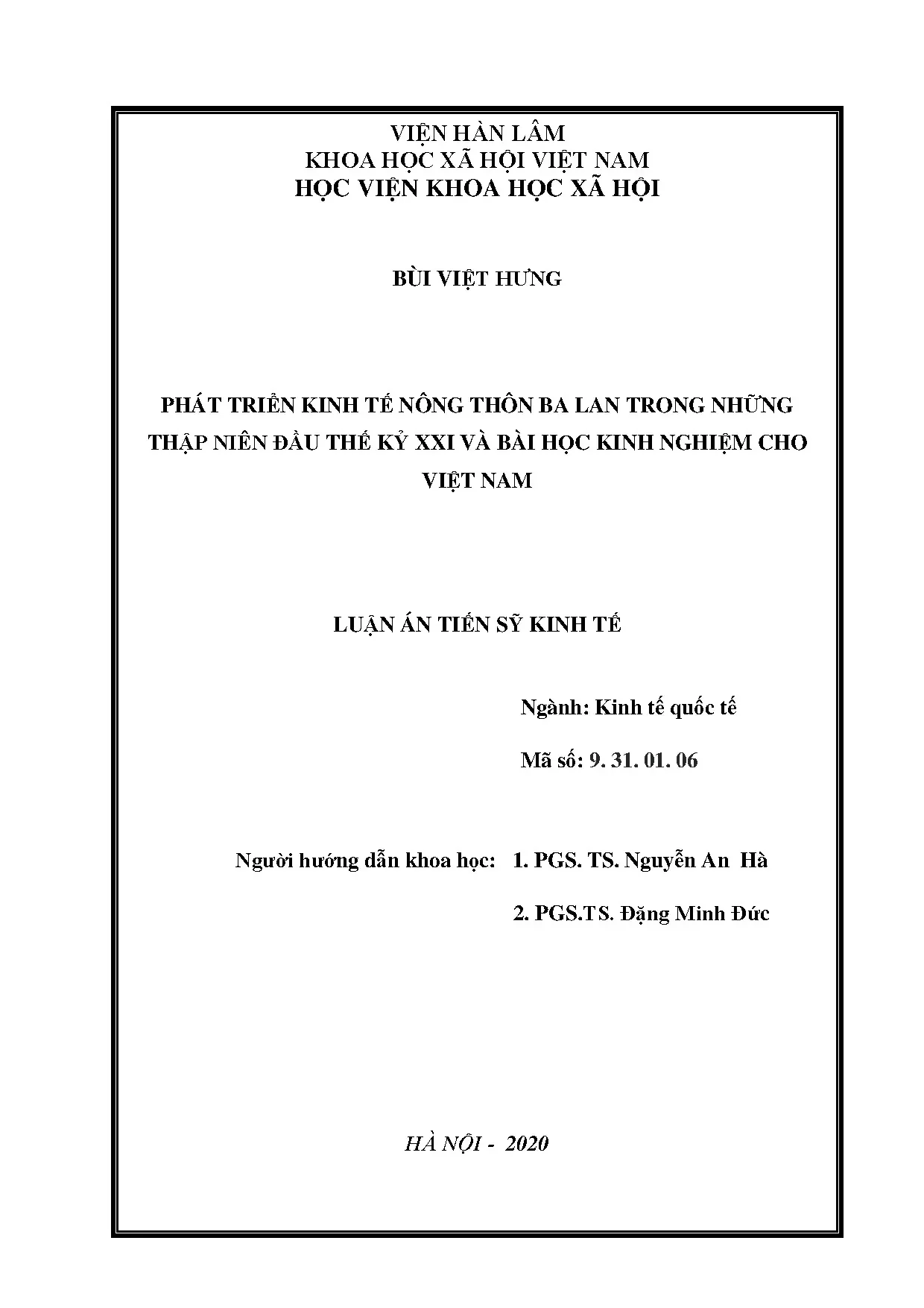 Phát triển kinh tế nông thôn Ba Lan - Bài học Việt Nam