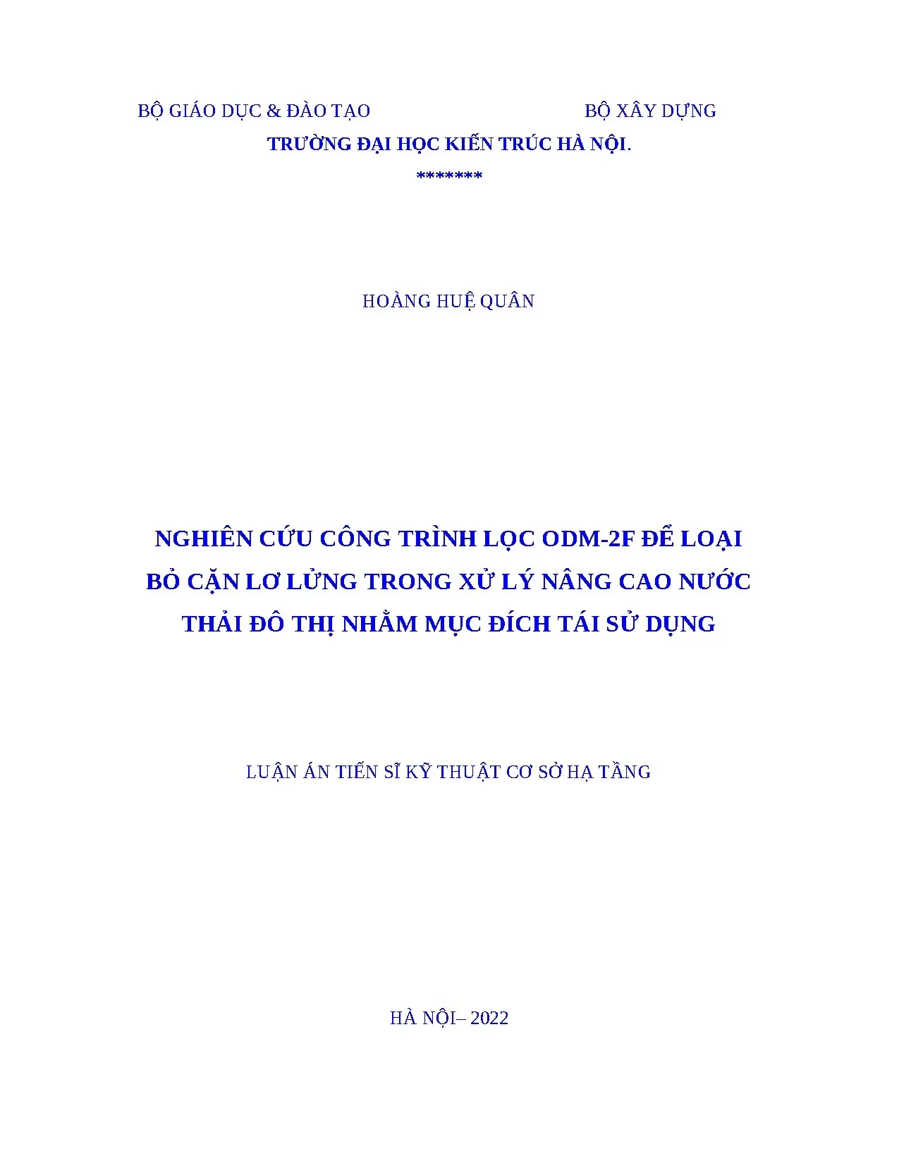 Lọc ODM-2F loại bỏ cặn lơ lửng xử lý nâng cao nước thải