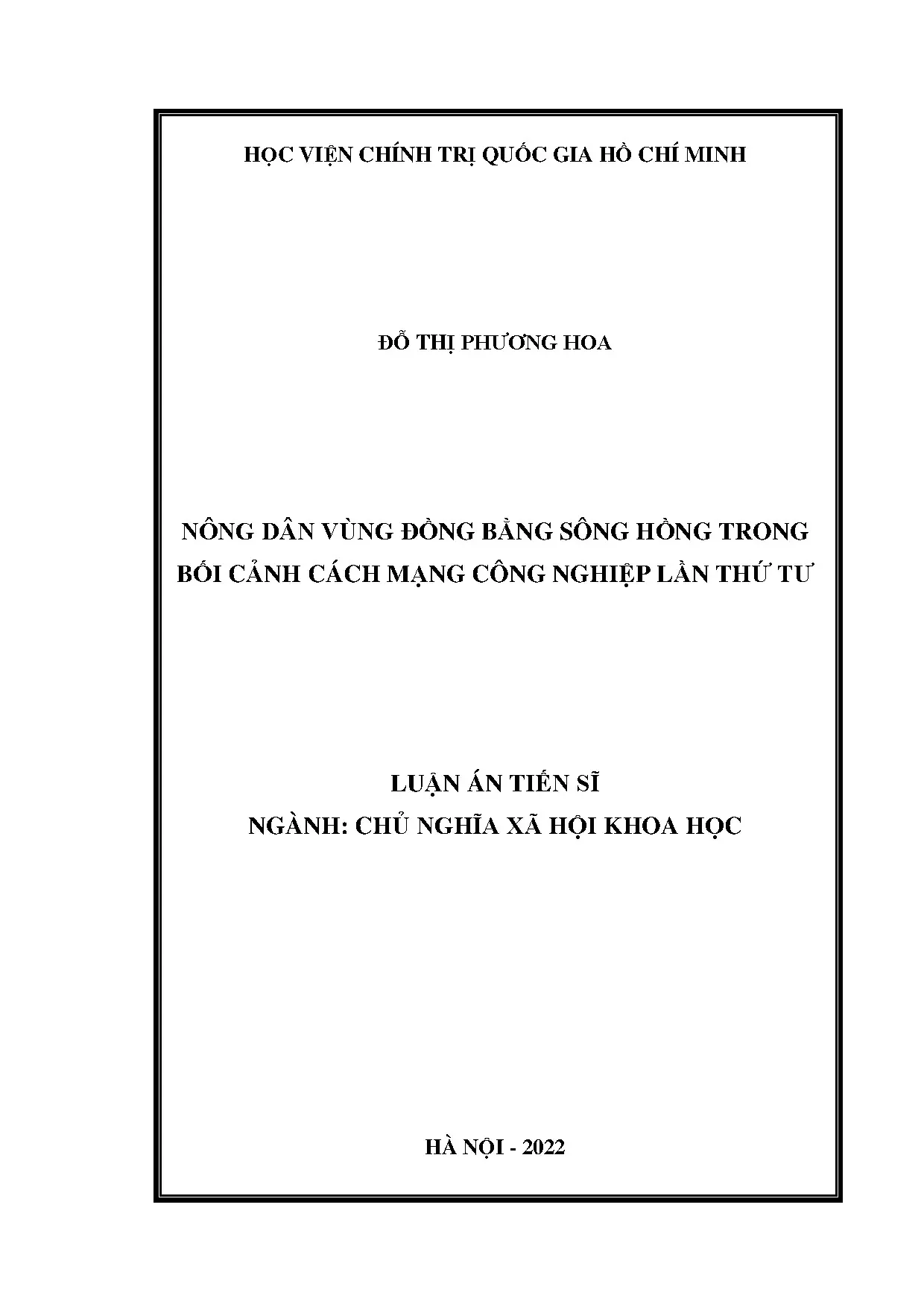 Nông dân đồng bằng sông Hồng trong CMCN 4.0