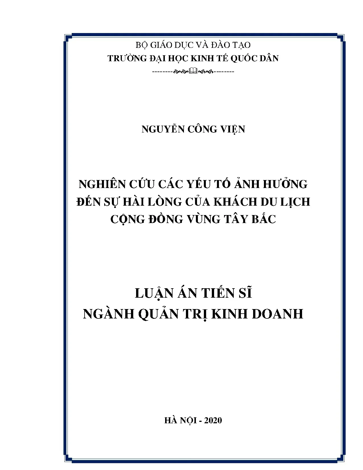 Hài lòng du khách cộng đồng Tây Bắc