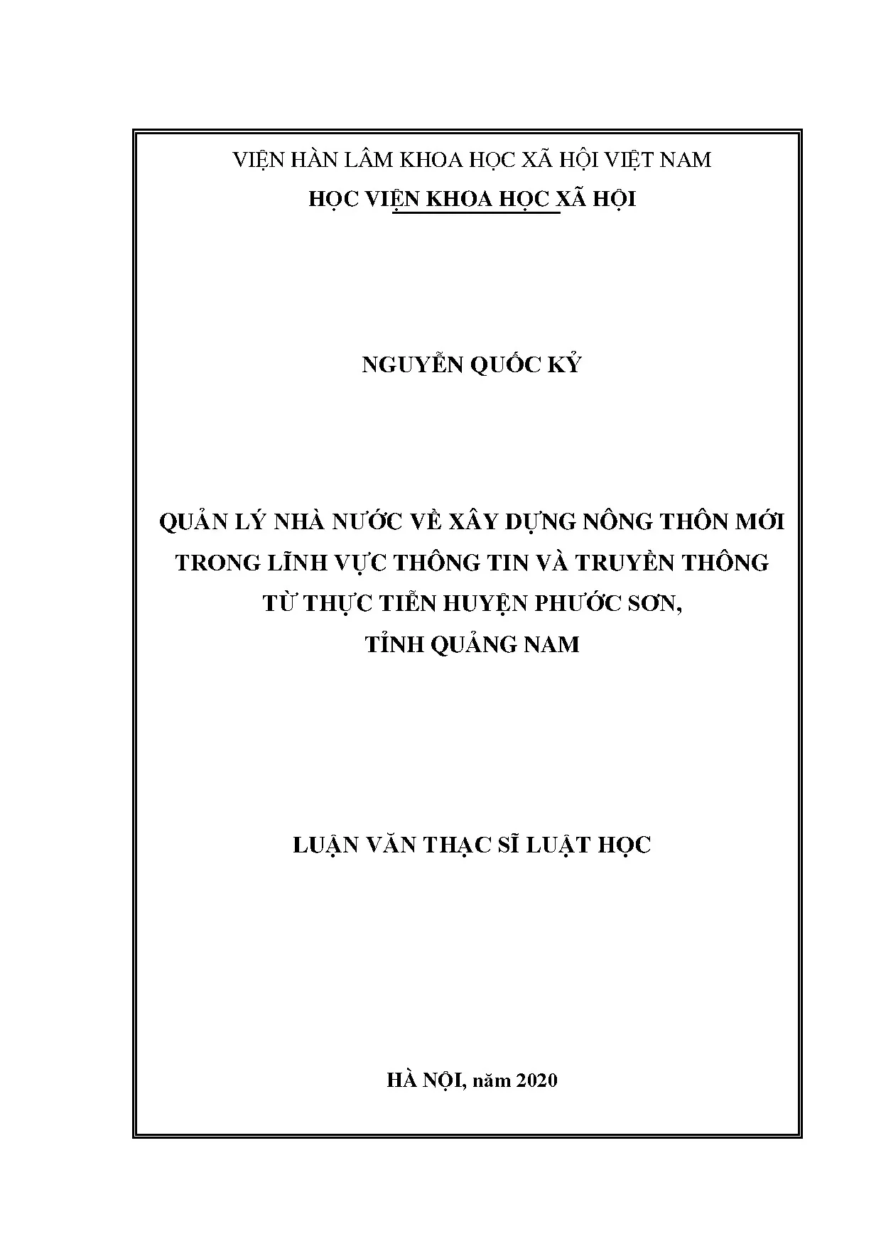 Quản lý nhà nước về nông thôn mới - thông tin truyền thông