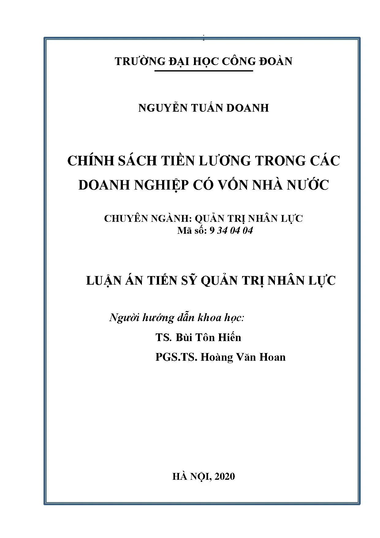 Chính sách tiền lương trong doanh nghiệp vốn nhà nước - Động lực lao động