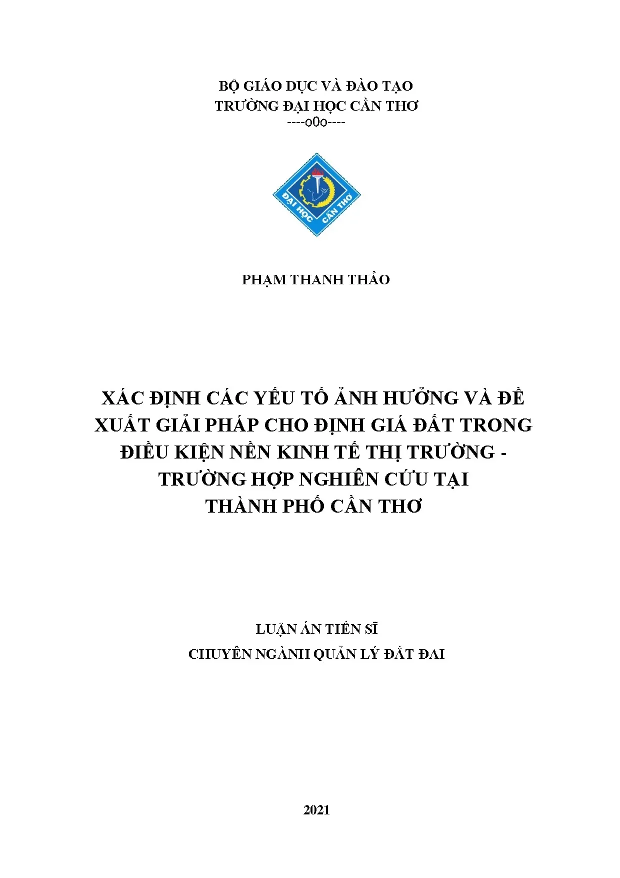 Định giá đất ở Cần Thơ: Yếu tố ảnh hưởng & Giải pháp