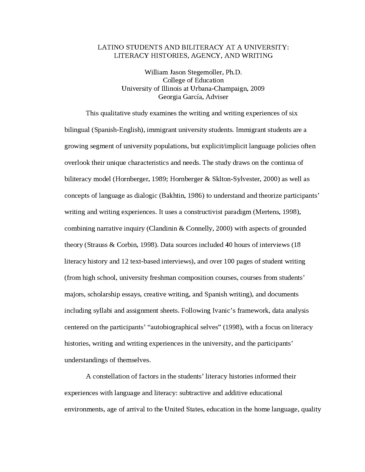 Wjstegemoller dissertation uiuc 2009