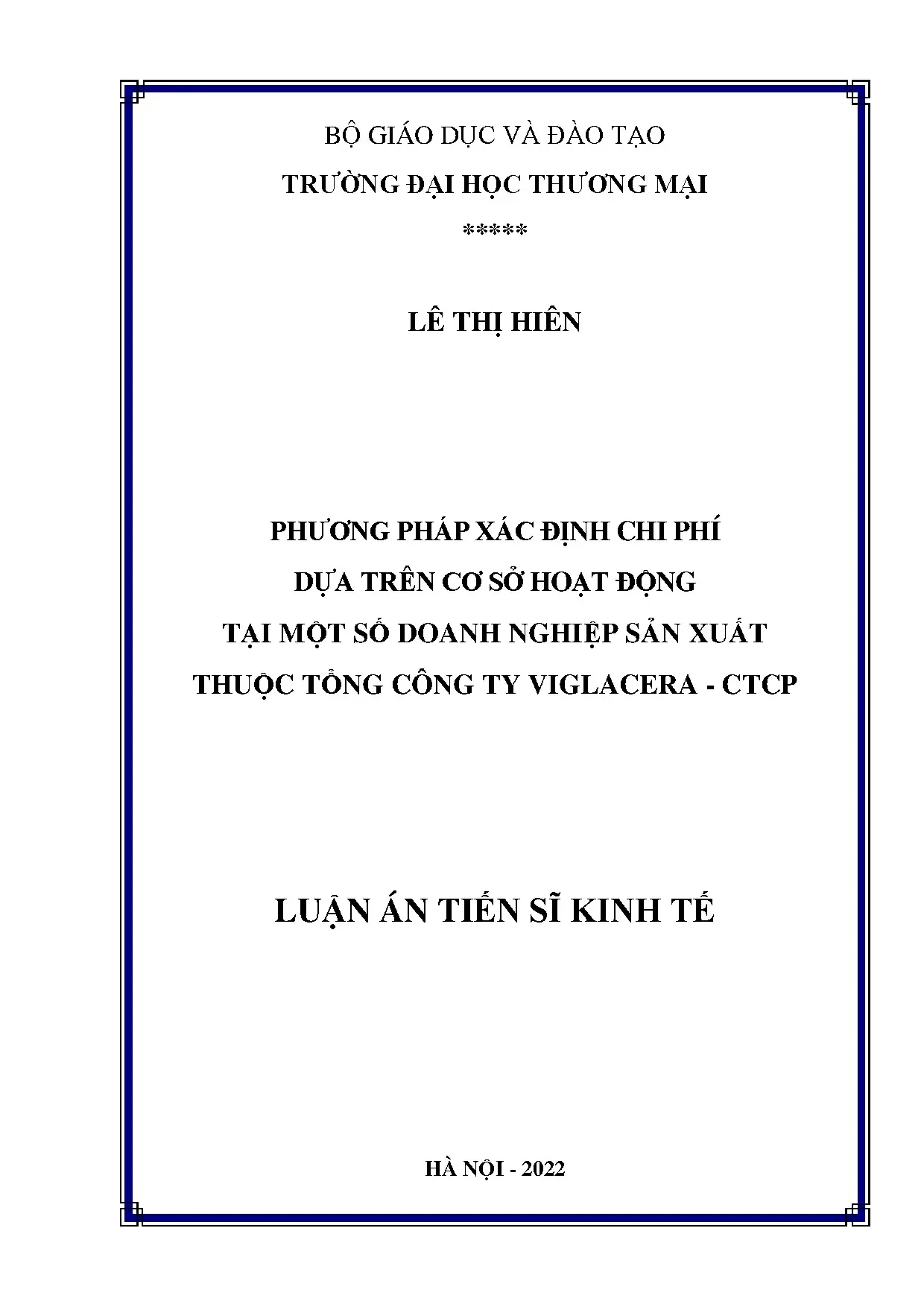 Phương pháp xác định chi phí dựa trên hoạt động trong doanh nghiệp sản xuất