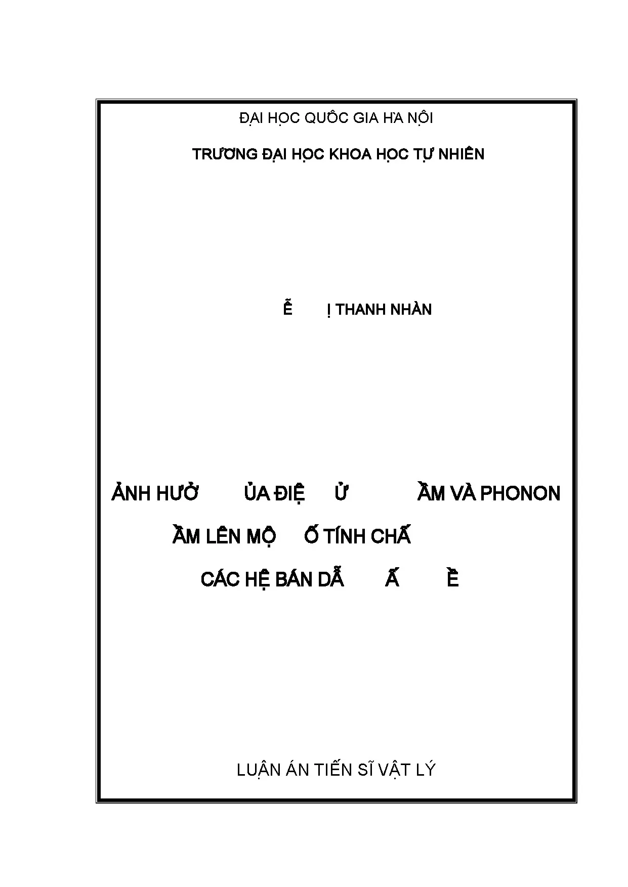 Ảnh hưởng điện tử giam cầm và phonon giam cầm đến tính chất quang trong bán dẫn thấp chiều