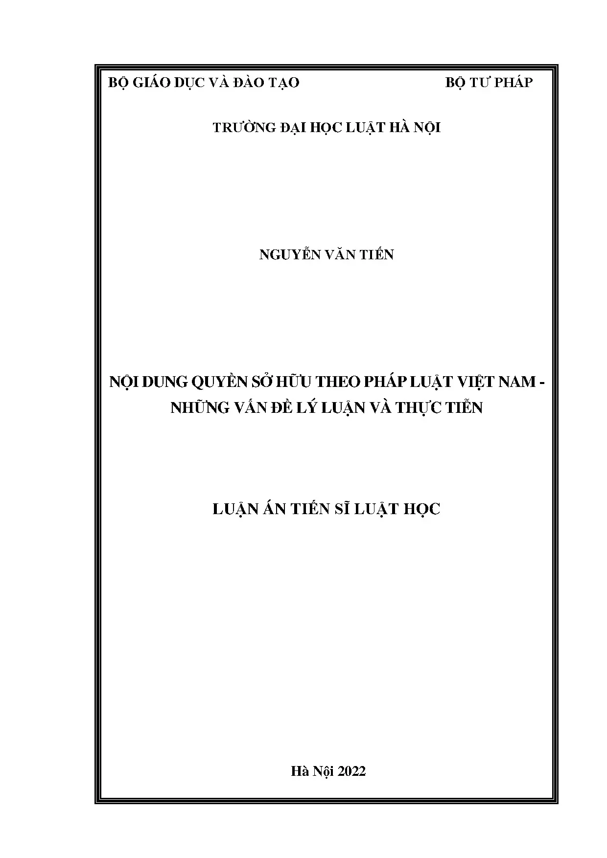 Quyền Sở Hữu Theo Pháp Luật Việt Nam: Lý Luận & Thực Tiễn