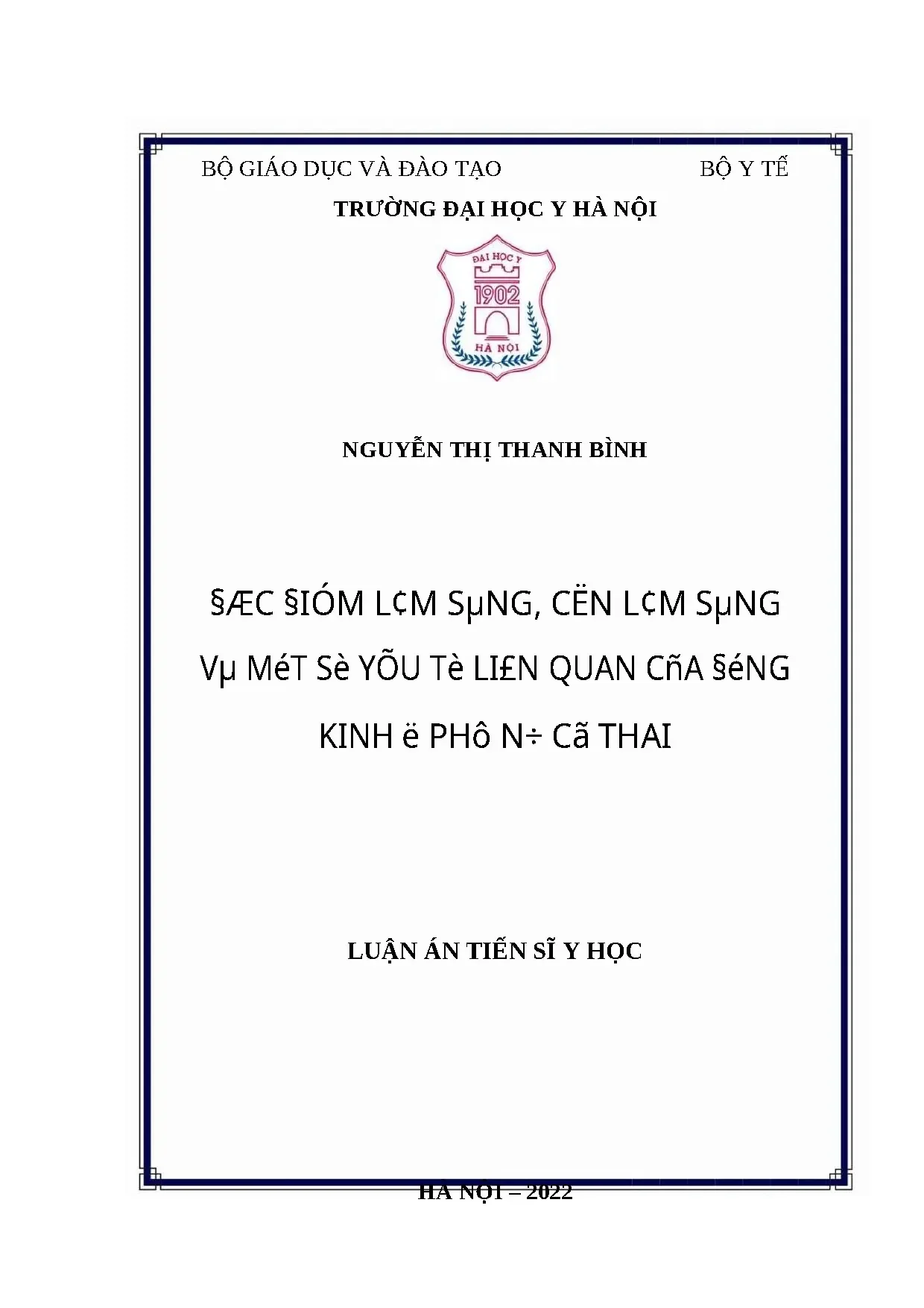 Luận án tiến sĩ y học đặc điểm lâm sàng cận lâm sàng và một