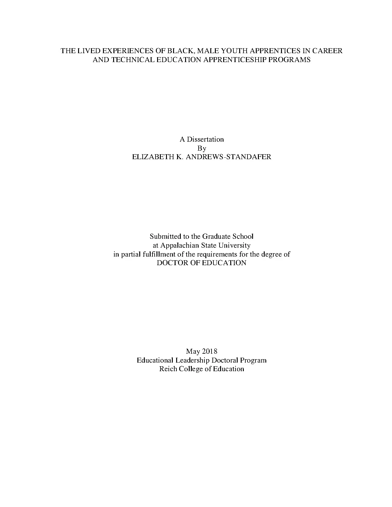 Andrews standafer elizabeth 2018 dissertation