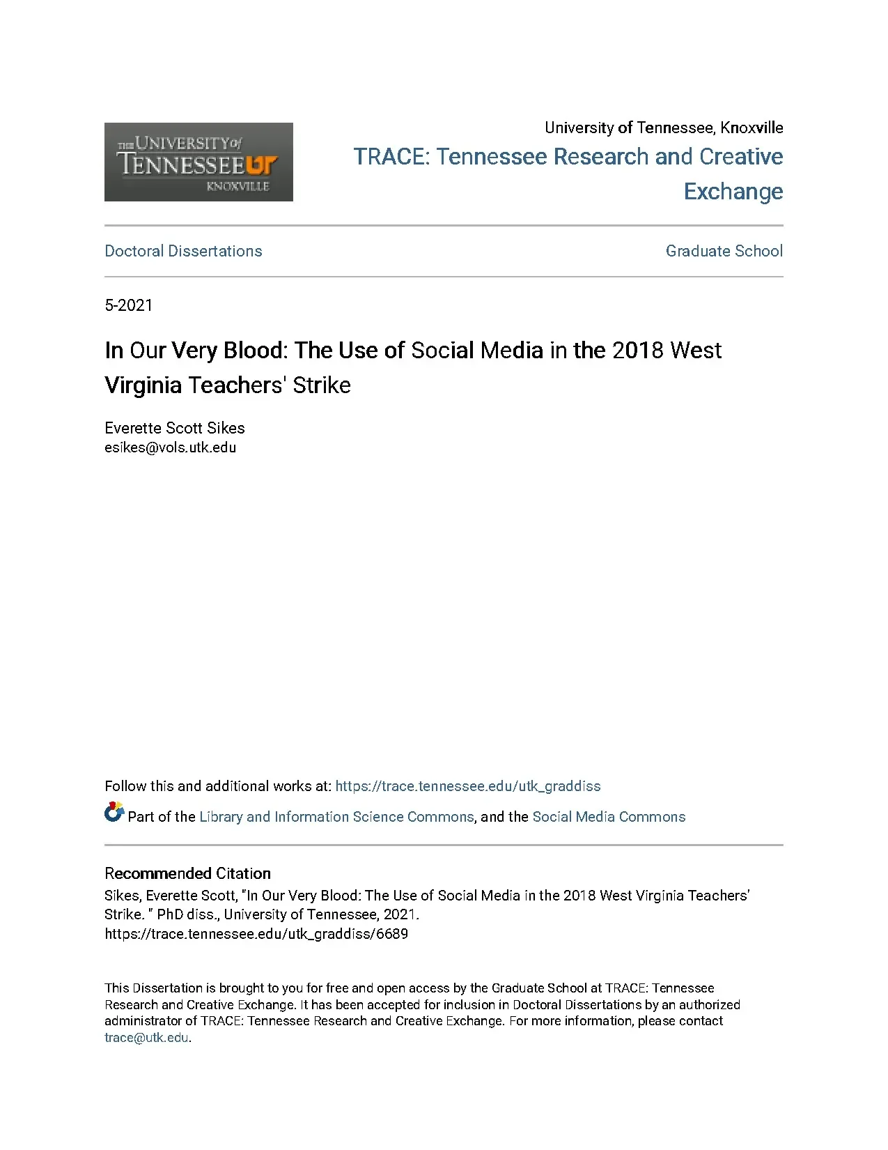 In our very blood the use of social media in the 2018 west v