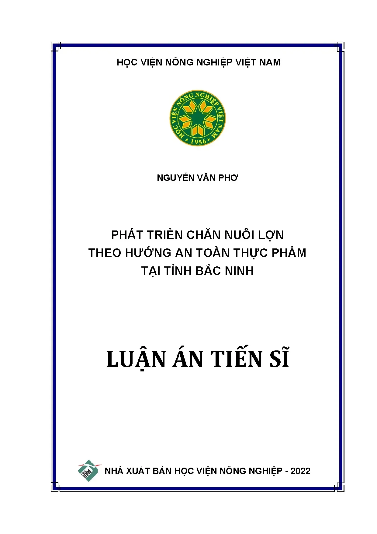 Phát triển chăn nuôi lợn an toàn thực phẩm tại Bắc Ninh