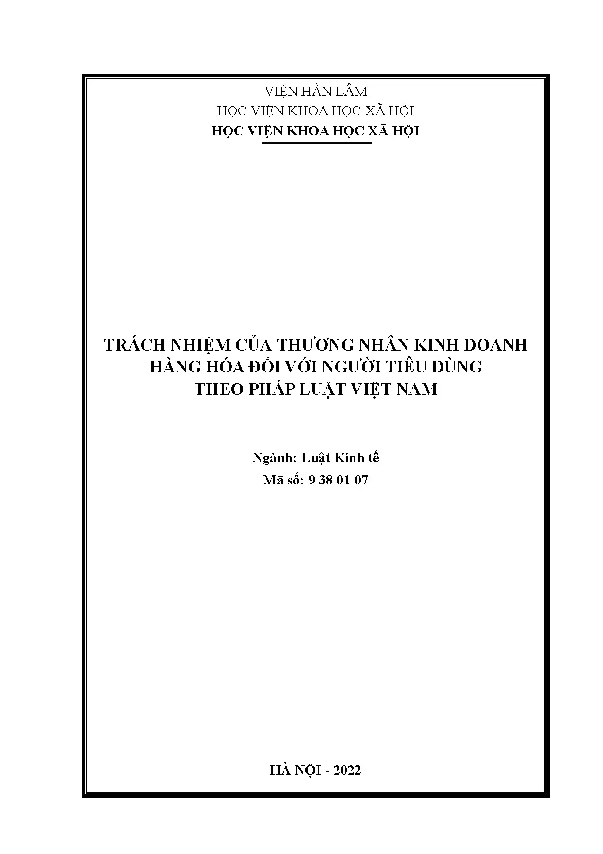 Trách nhiệm thương nhân với người tiêu dùng theo luật Việt Nam