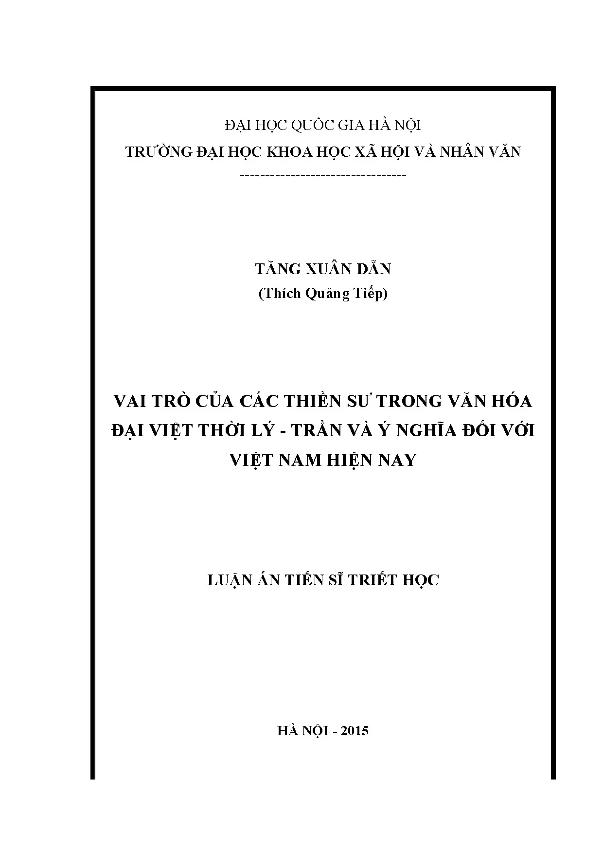 Vai trò của các Thiền sư trong văn hóa Đại Việt
