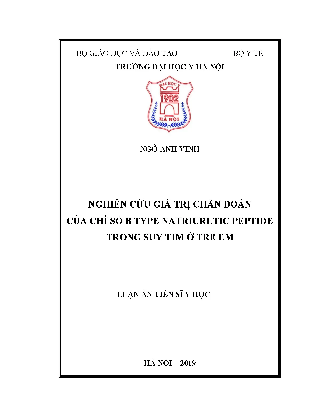Giá trị NT-ProBNP trong chẩn đoán suy tim trẻ em