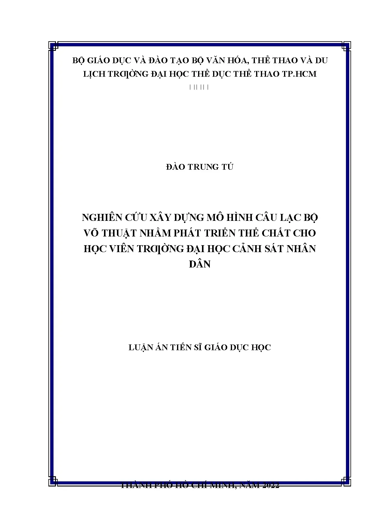 Mô hình CLB Võ thuật phát triển thể chất học viên CAND