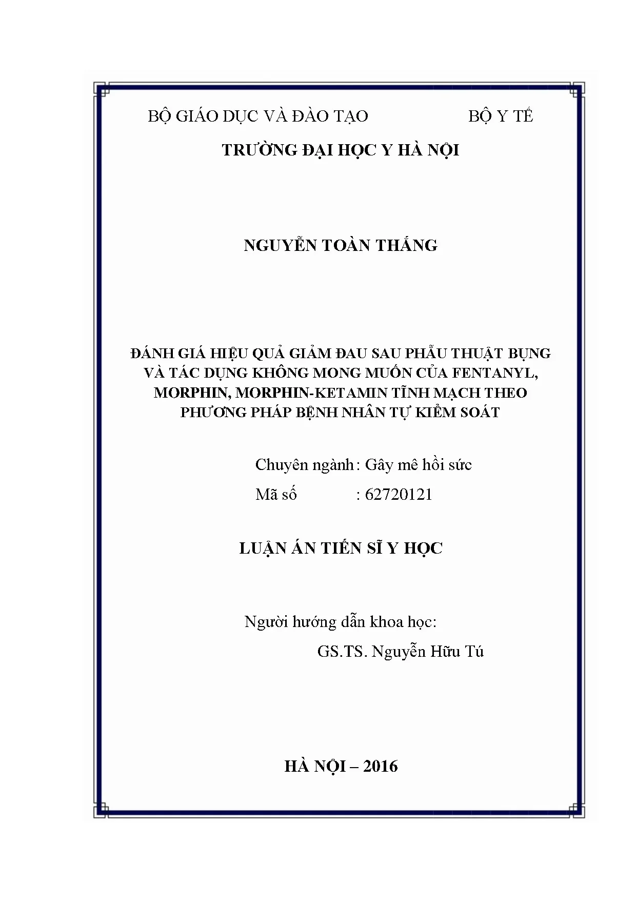 Luận án tiến sĩ đánh giá hiệu quả của xạ trị kết hợp capecit