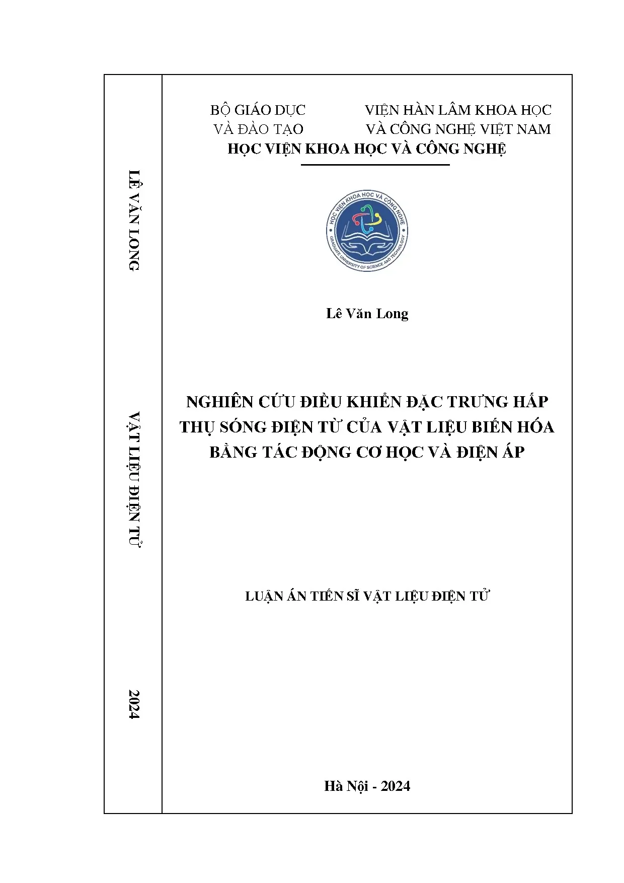 Nghiên cứu điều khiển hấp thụ sóng điện từ vật liệu biến hóa
