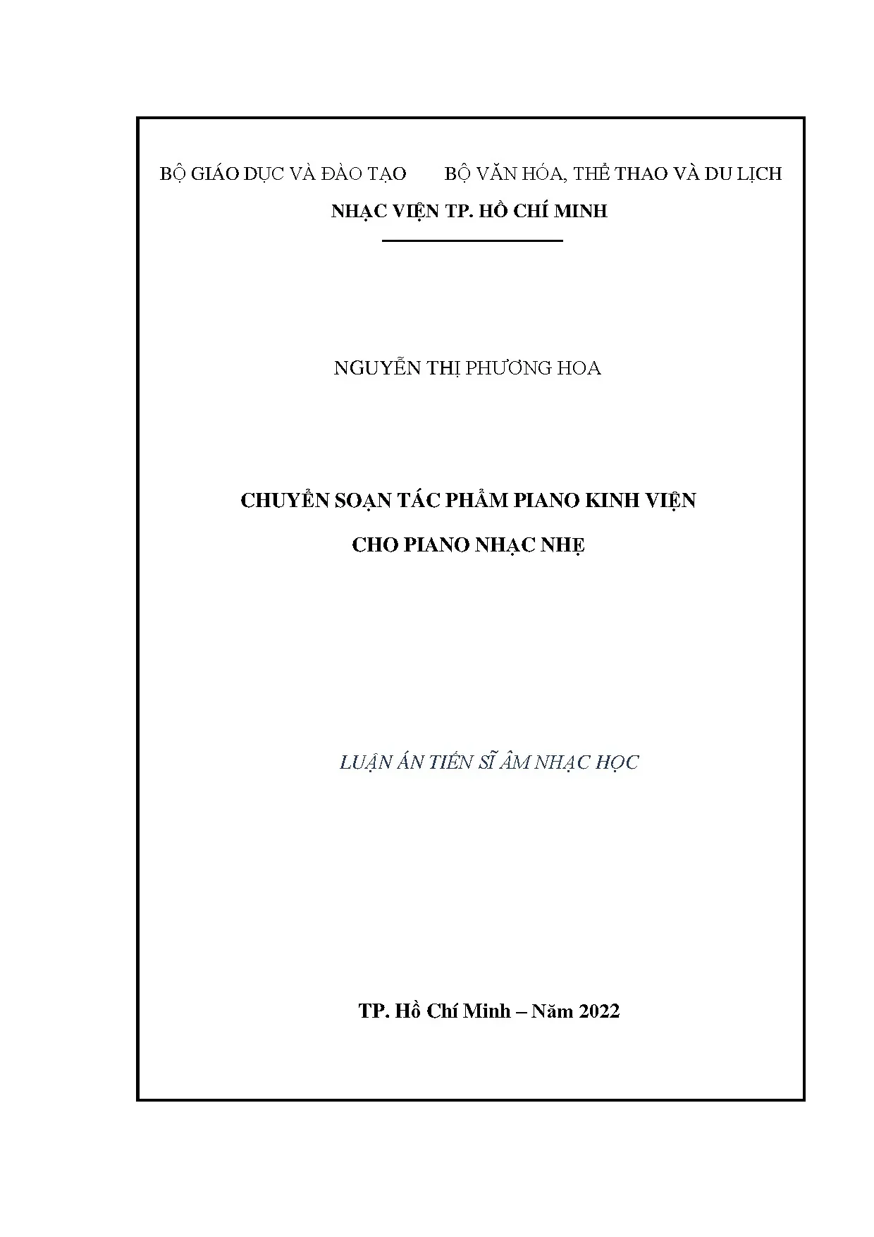 Chuyển soạn Piano Kinh điển sang Piano Nhạc nhẹ