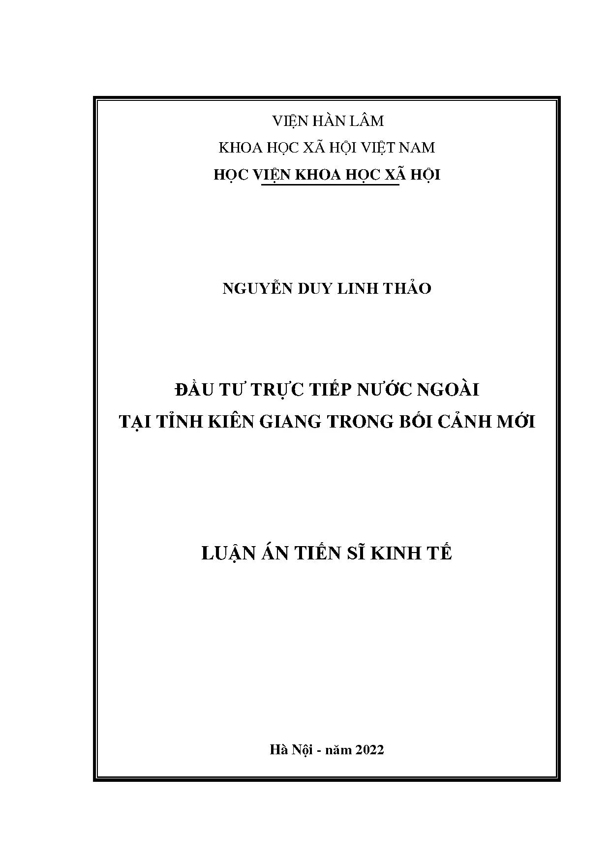 FDI Kiên Giang: Đầu tư trực tiếp nước ngoài trong bối cảnh mới