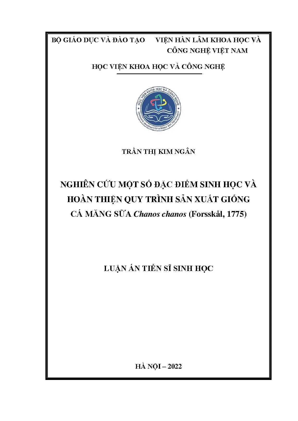 Nghiên cứu Cá Măng Sữa: Sinh học và Sản xuất Giống
