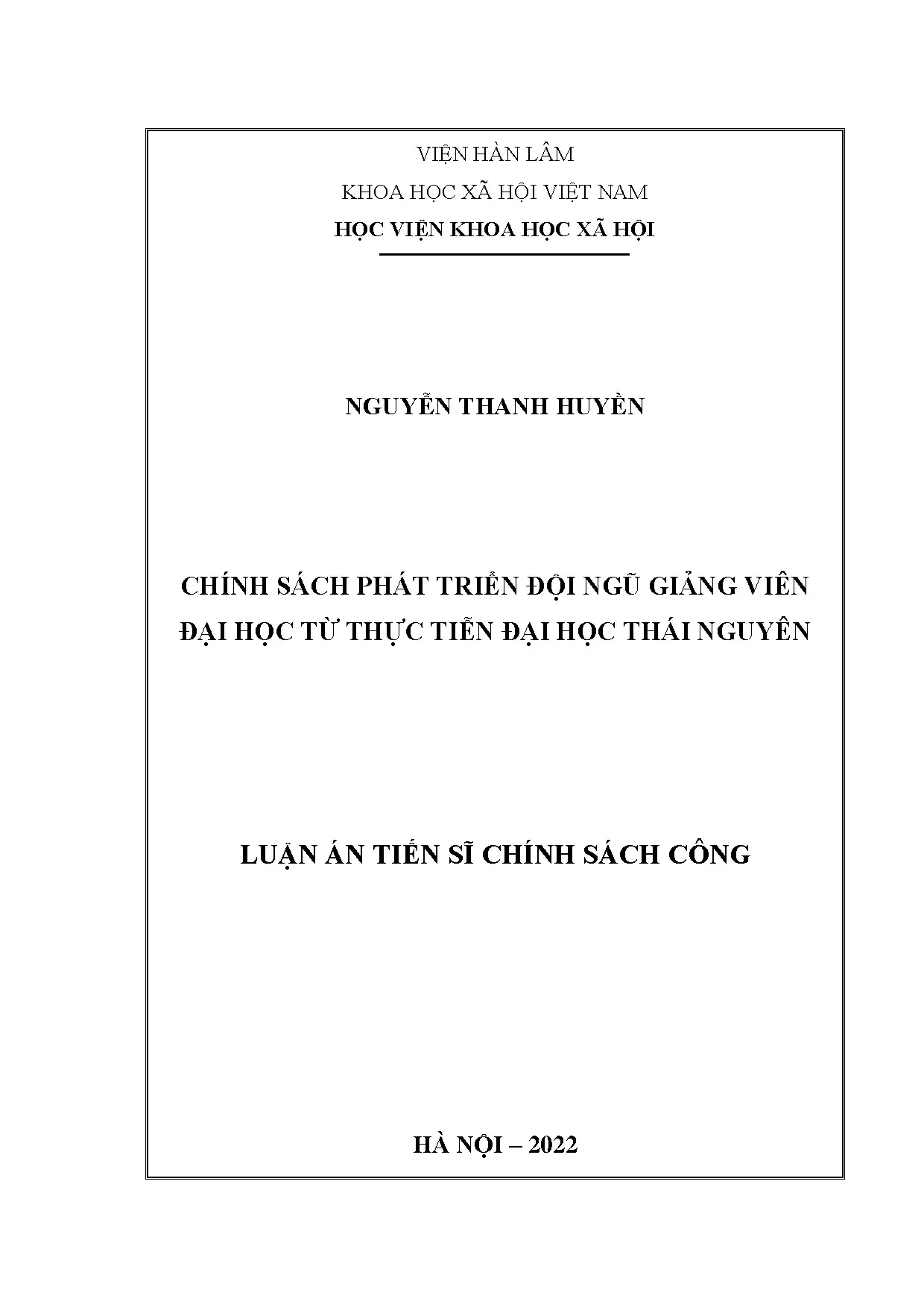 Chính sách phát triển đội ngũ giảng viên đại học từ thực tiễ