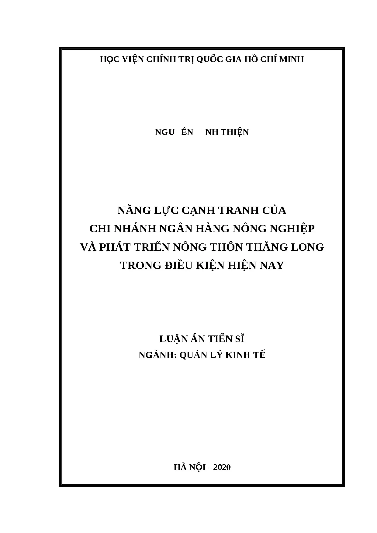 Luận án nguyễn đình thiện