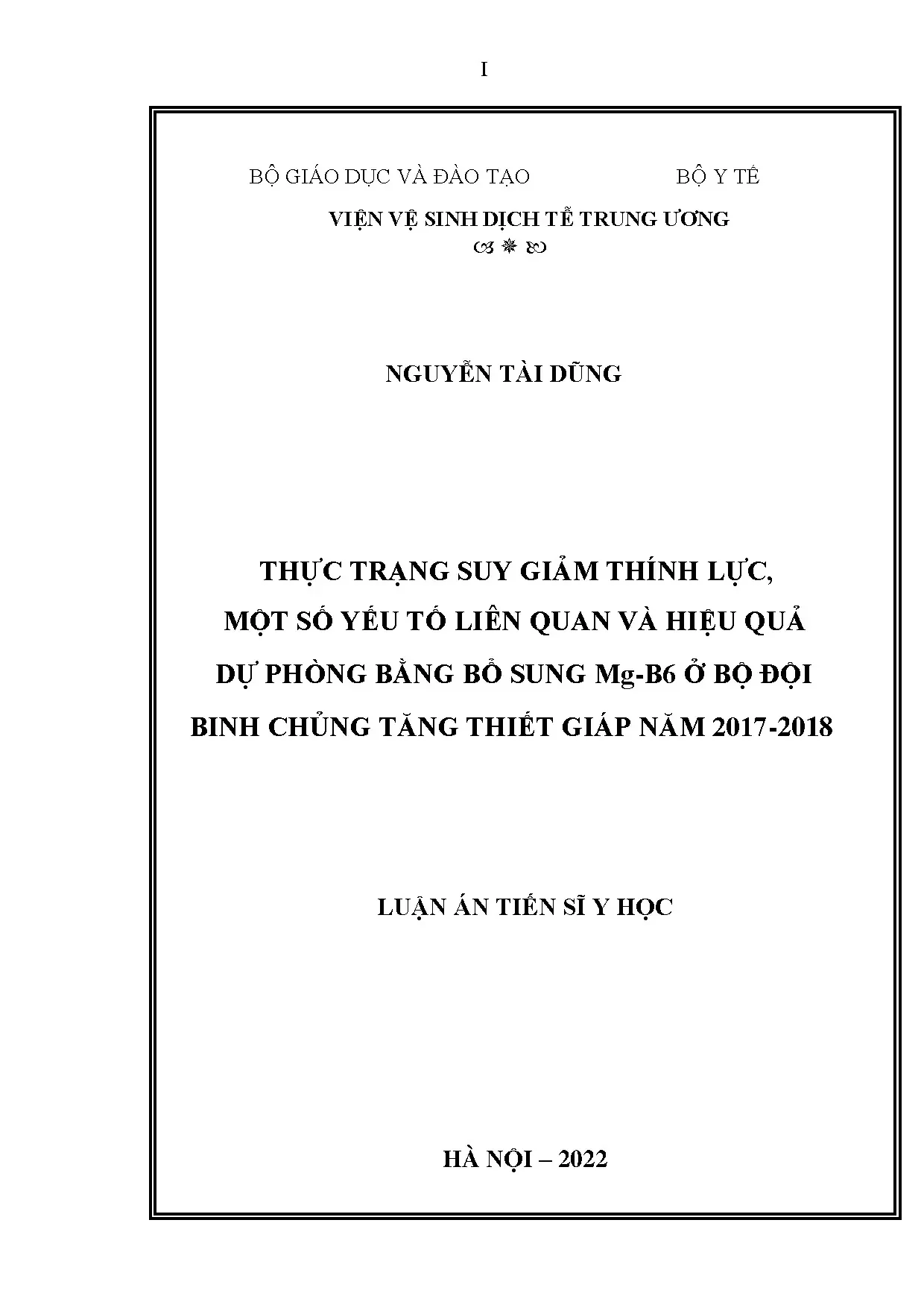 Suy giảm thính lực ở bộ đội tăng thiết giáp: Nghiên cứu dự phòng Mg-B6