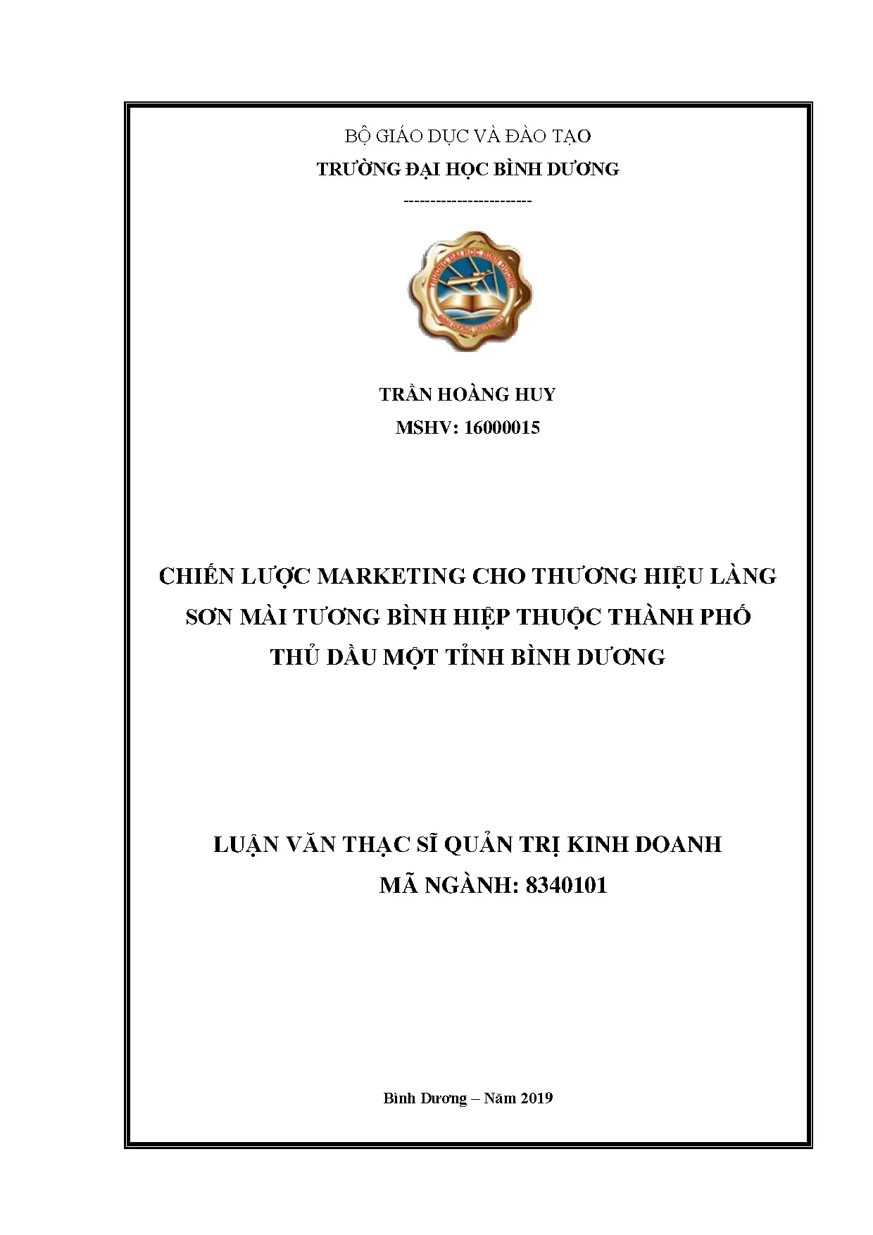 Chiến lược Marketing Làng Sơn Mài Tương Bình Hiệp