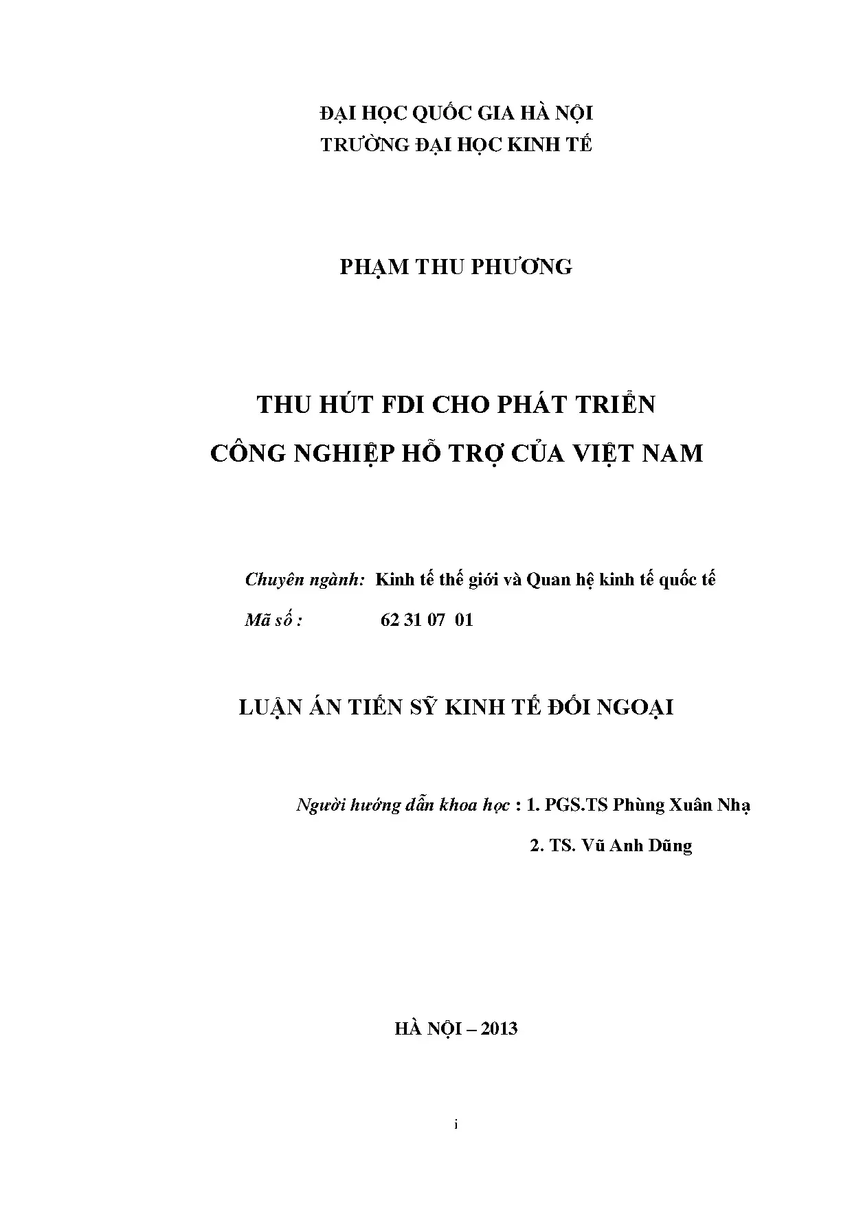 Thu hút FDI cho phát triển công nghiệp hỗ trợ