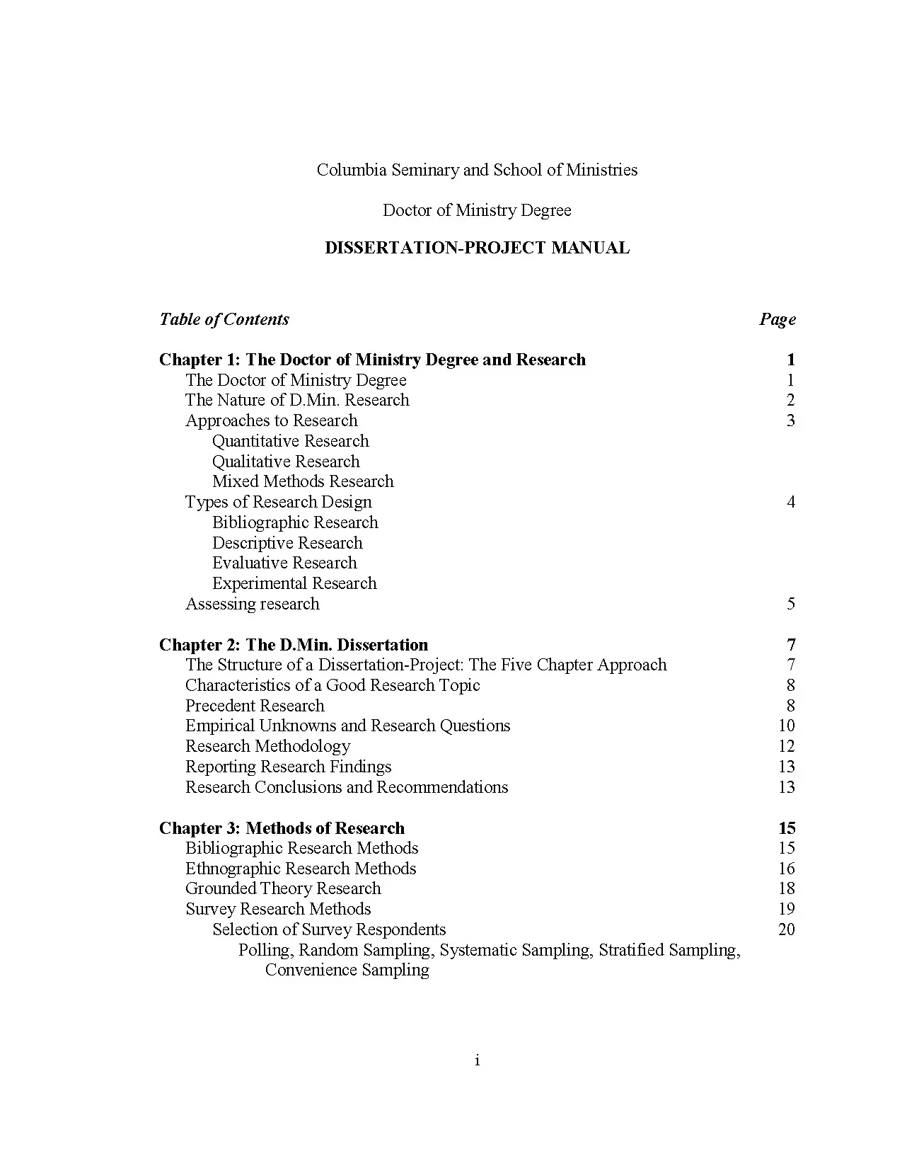 Dissertation manual revised 10 26 2011 12pt