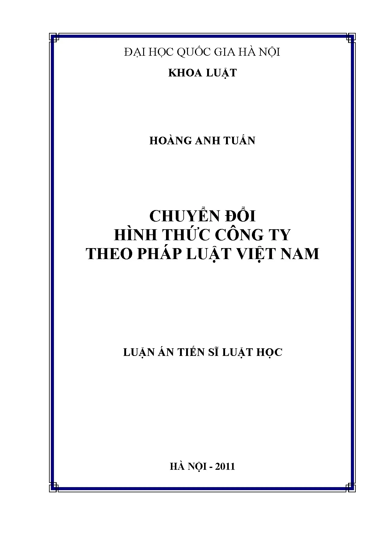 Chuyển đổi hình thức công ty theo pháp luật Việt Nam