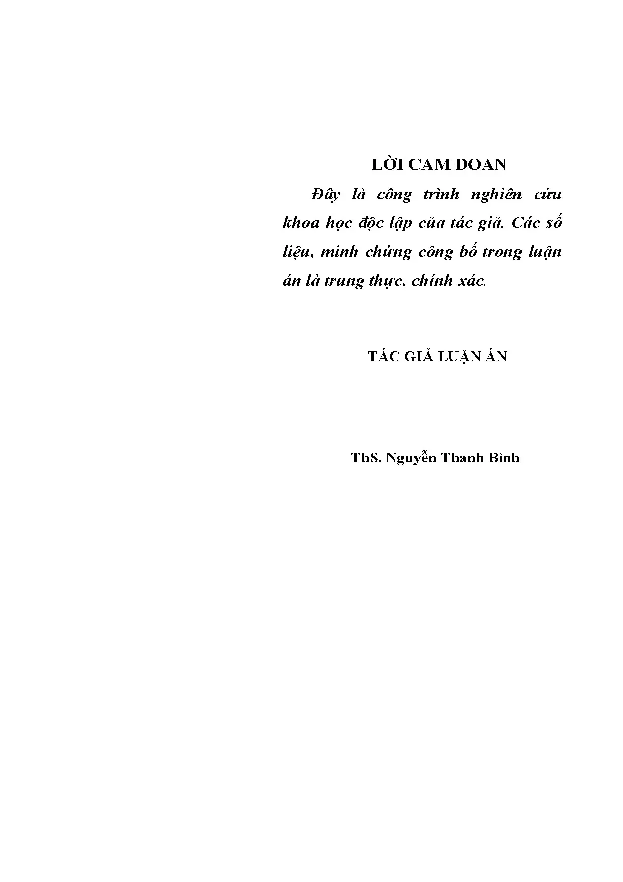 Luận án tiến sĩ kinh tế chuẩn bị nguồn nhân lực cho công ngh