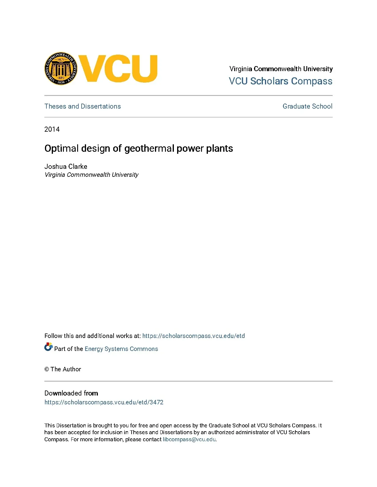 Optimal design of geothermal power plants