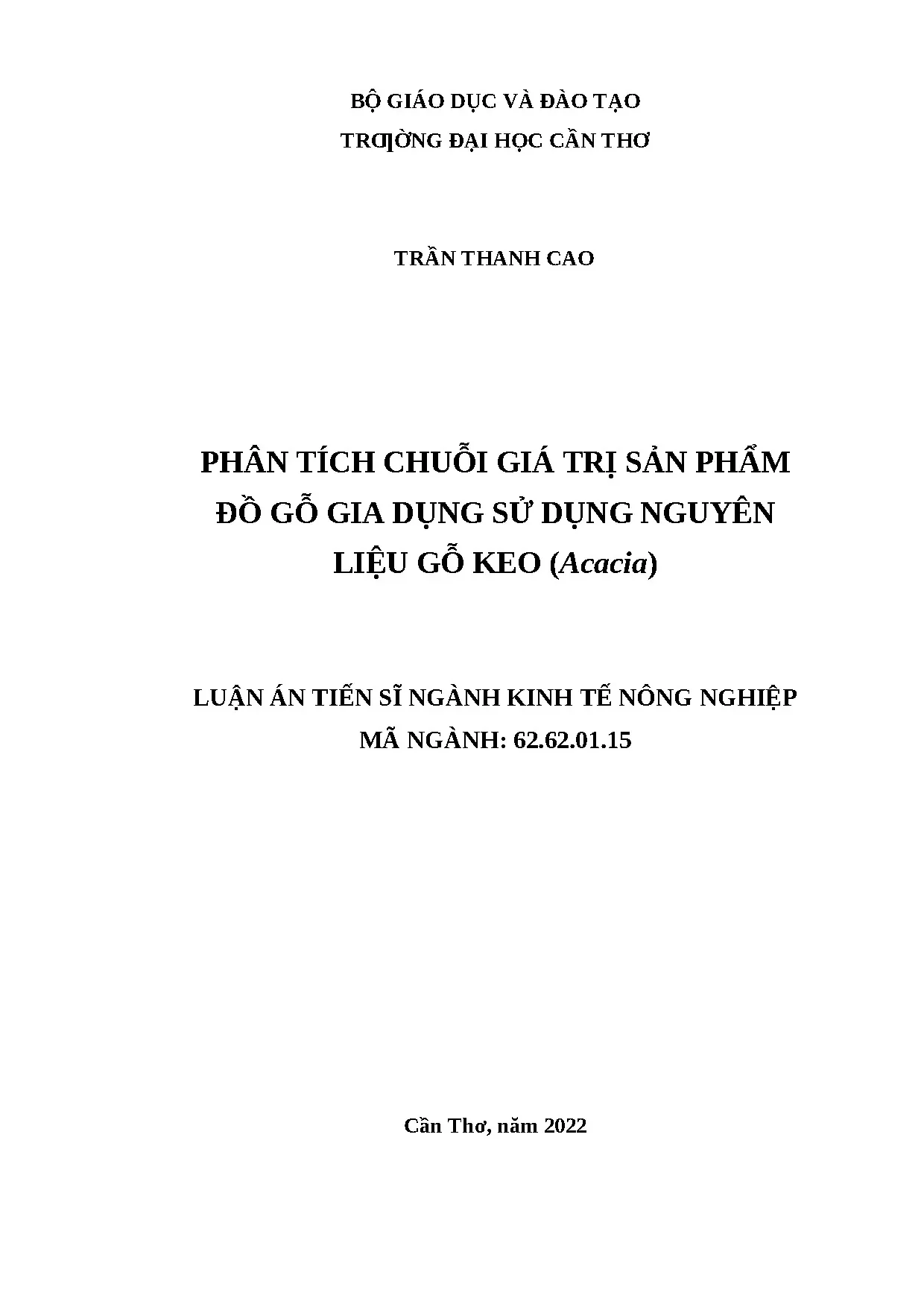 Chuỗi giá trị gỗ keo: Phân tích & Giải pháp phát triển bền vững